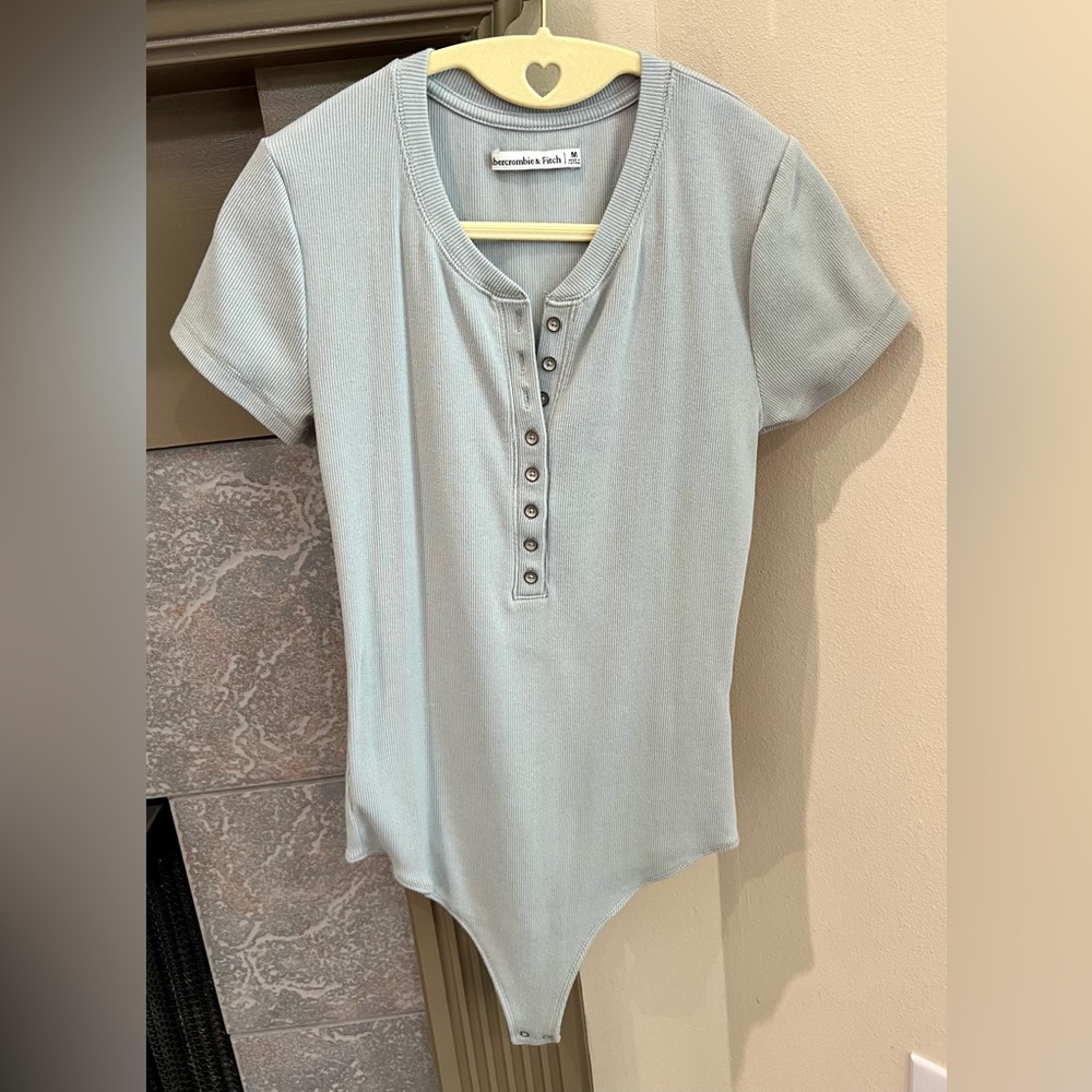 Abercrombie & Fitch Henley Bodysuit - Ladies Size Medium